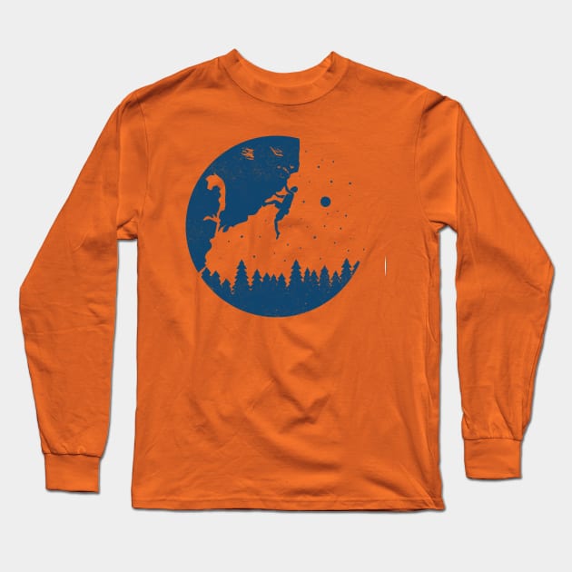 Rock climbing Long Sleeve T-Shirt by The Graphic Idea